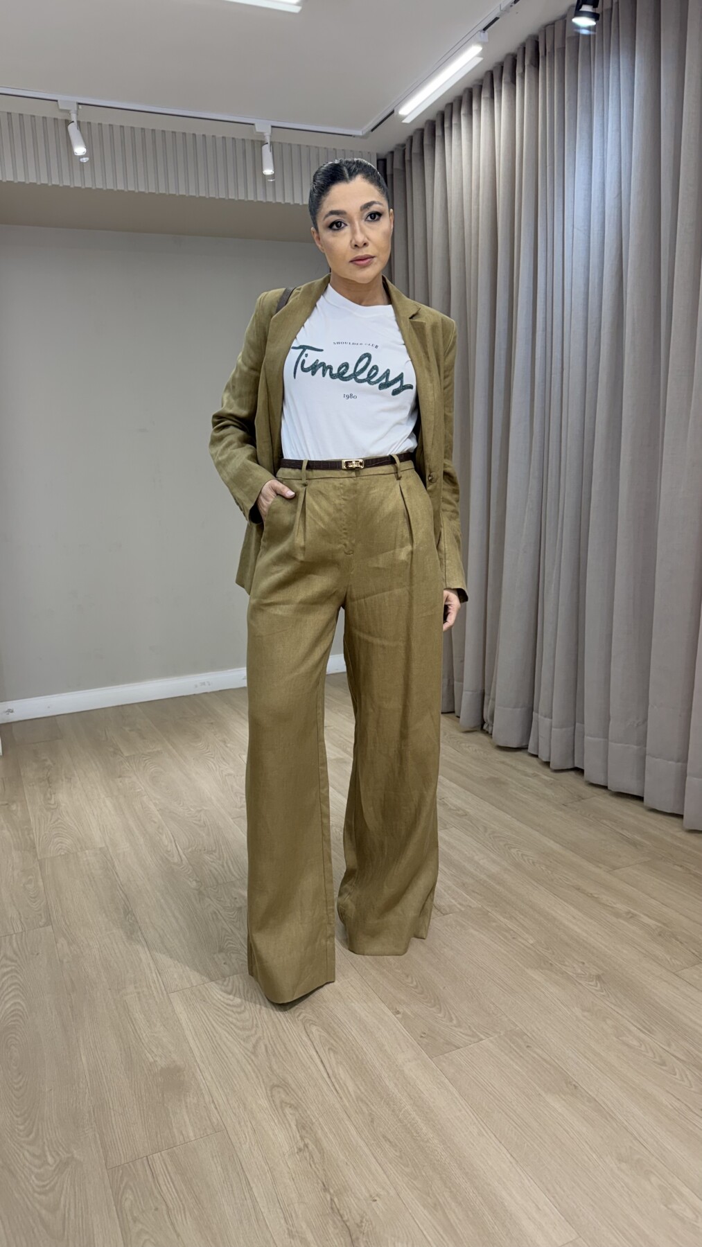 CALÇA LINHO ALFAIATADA