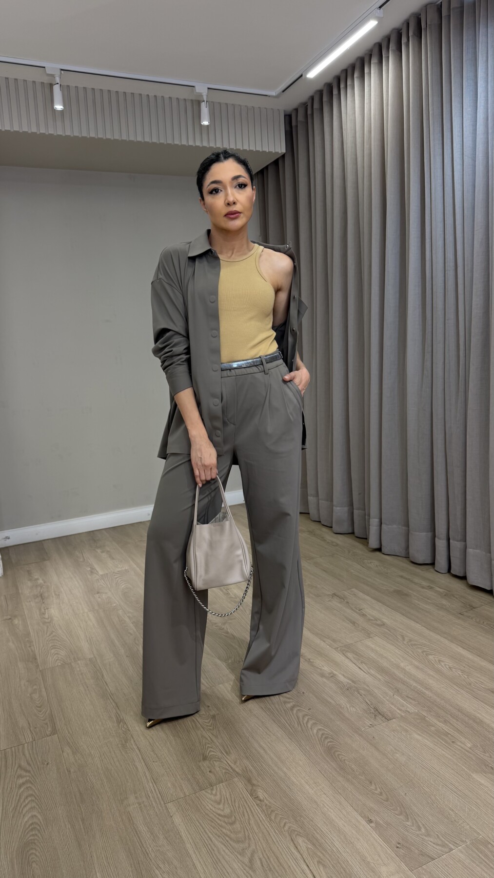 CALÇA PANTALONA COMFORT CIMENTO